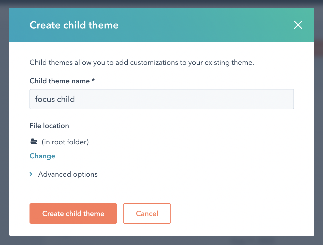 create-child-theme-dialog