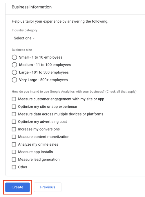create-google-analytics